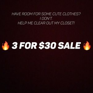 🔥 CLEAR MY CLOSET SALE 🔥 NEED GONE BY SEPT. 6